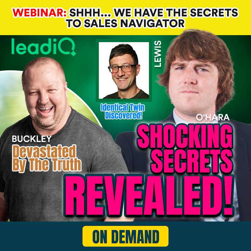 Linkedin Sales Navigator Secrets Linkedin Sales Navigator Secrets